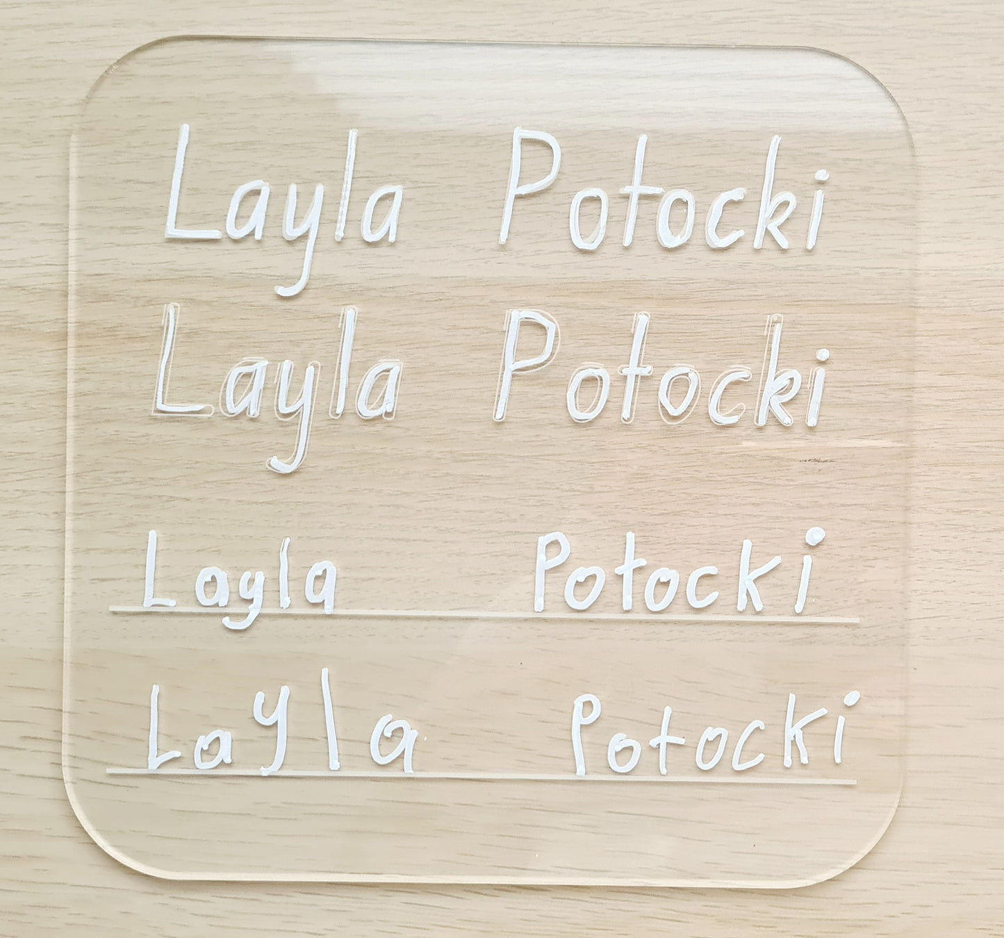 Name Tracing Board