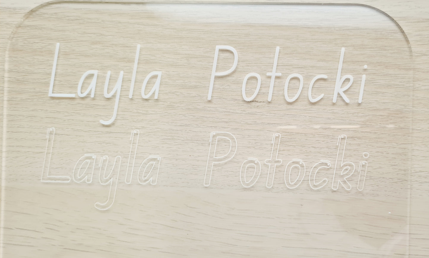 Name Tracing Board