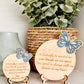 Butterfly Memorial Plaque