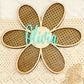 Rattan Flower with Name