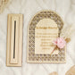 In Loving Memory Rattan Plaque