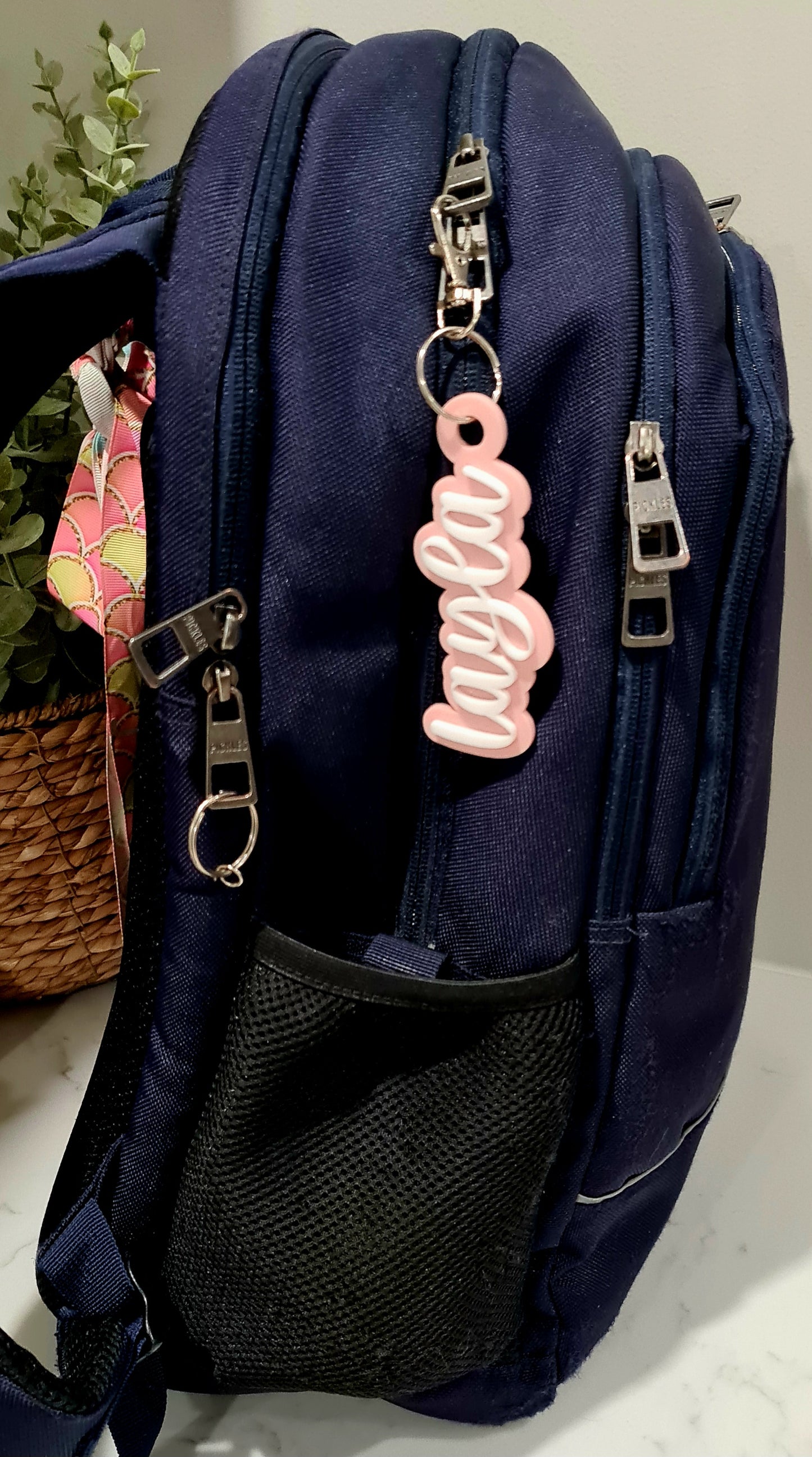 Acrylic Name Keyring