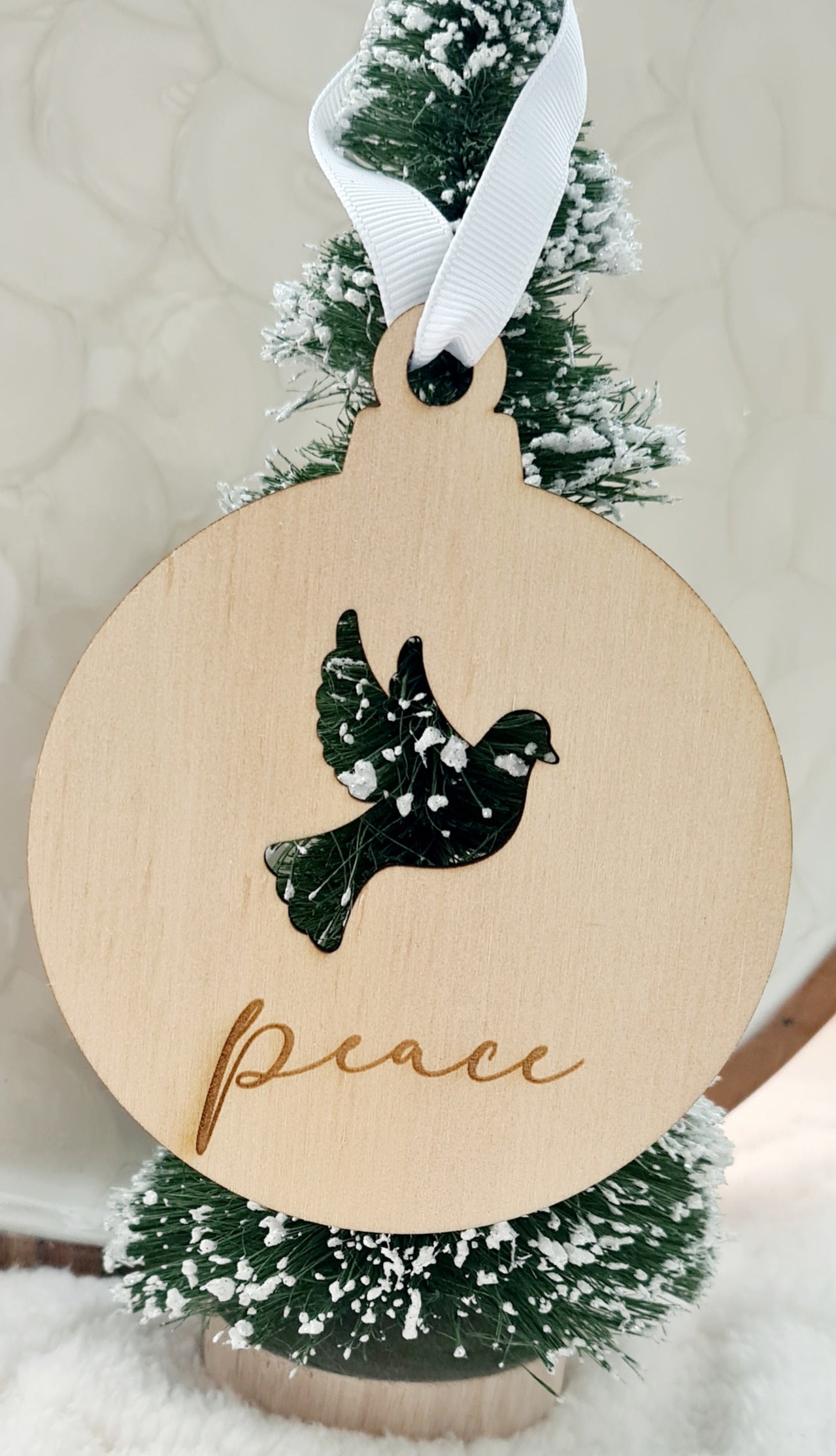 Peace, Joy, Love Baubles