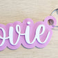 Acrylic Name Keyring