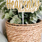 Heavenly Acrylic Cake Topper