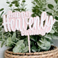 Heavenly Acrylic Cake Topper