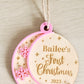 First Christmas Bauble