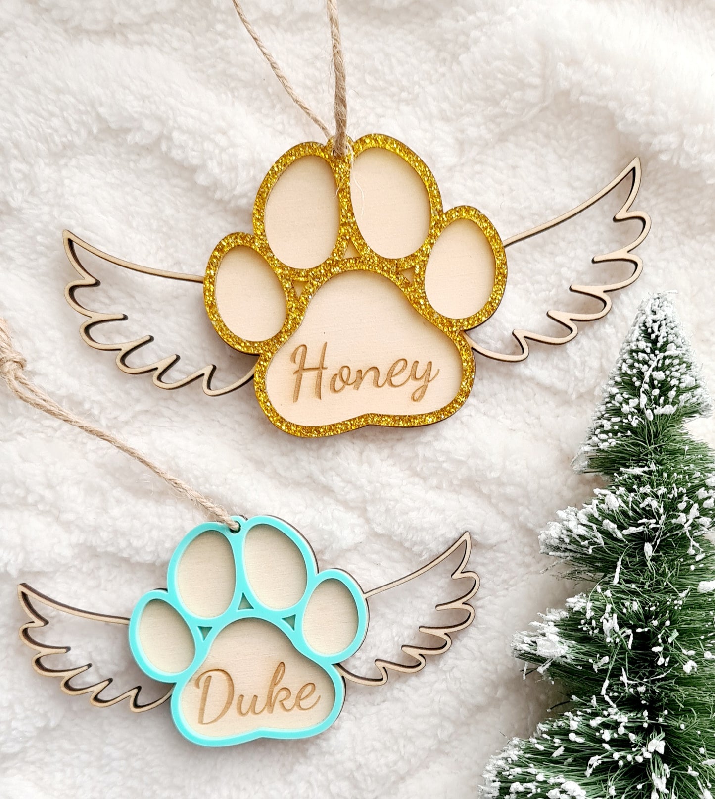 Fur baby Memorial Bauble