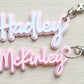 Acrylic Name Keyring