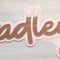 Deluxe Acrylic Name Range