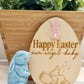 Easter Angel Baby Plaque