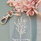 Forget Me Not Keyring