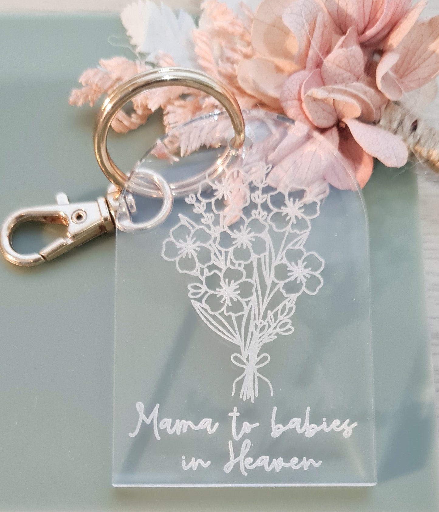 Forget Me Not Keyring