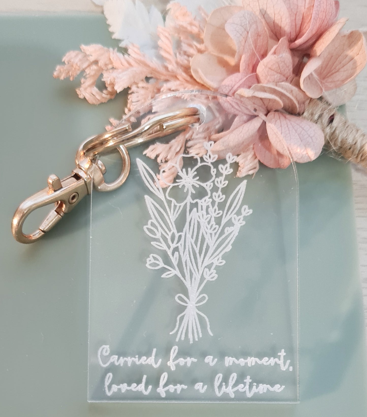 Forget Me Not Keyring