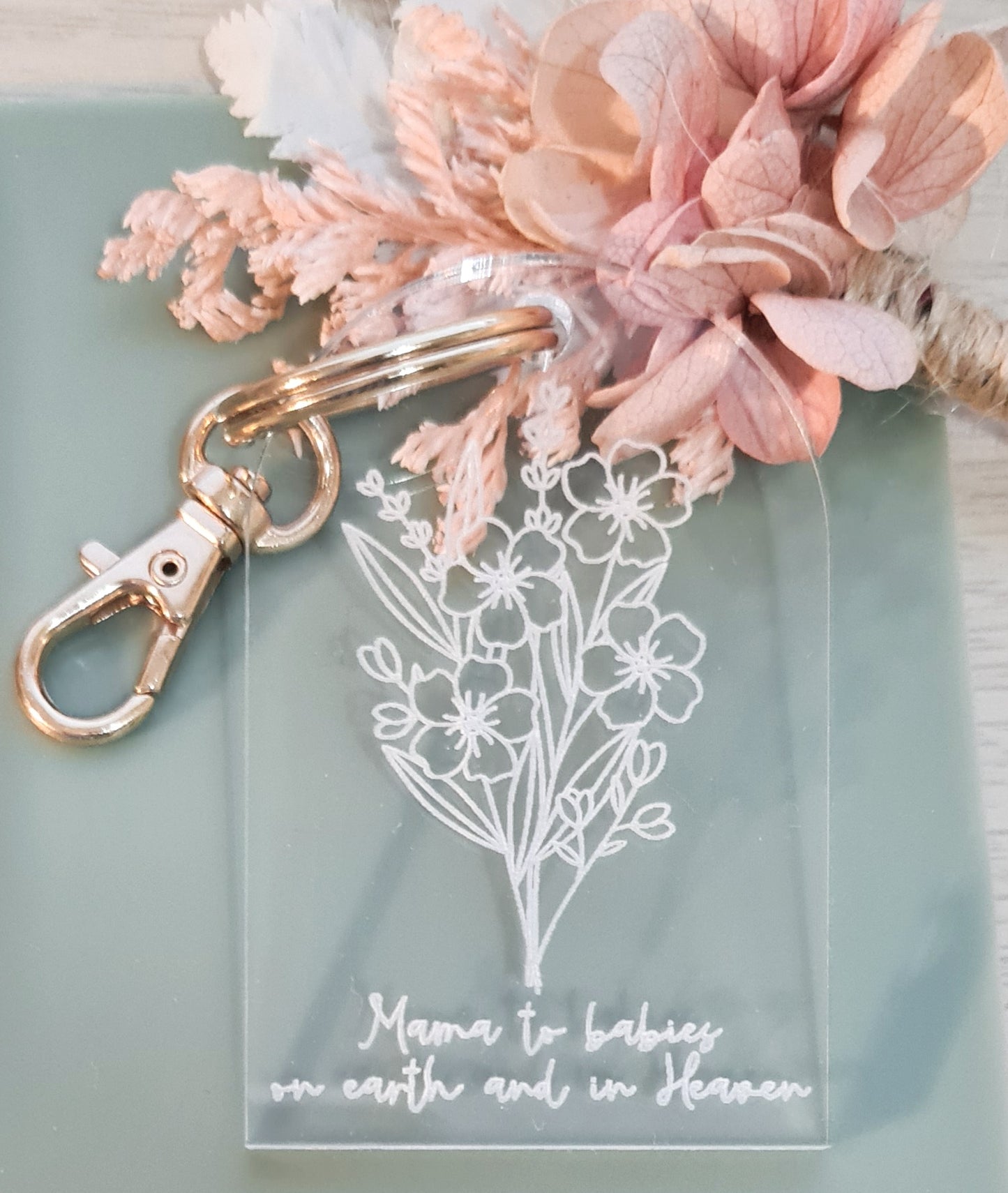Forget Me Not Keyring