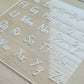 Alphabet Tracing Board