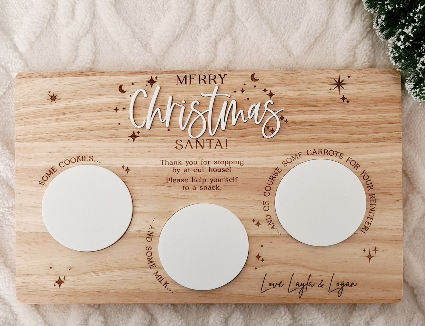 Santa Snack Board
