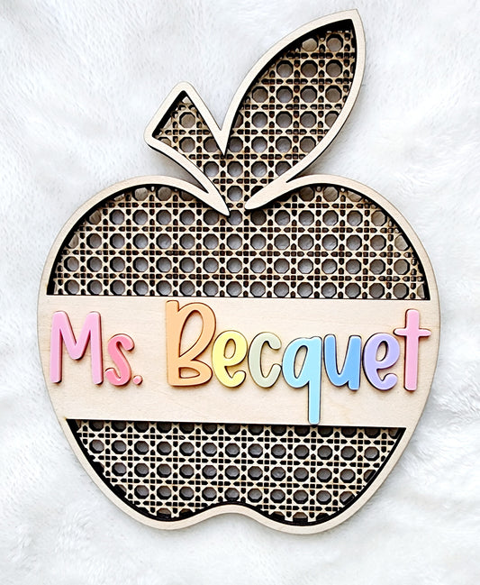 Rattan Teacher Apple