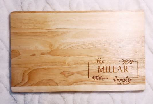 Family Name Serving Board
